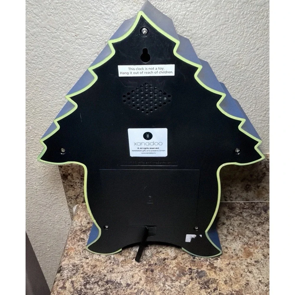 Rare Xanadoo Gifts Meowing Cat Cuckoo Clock For Parts